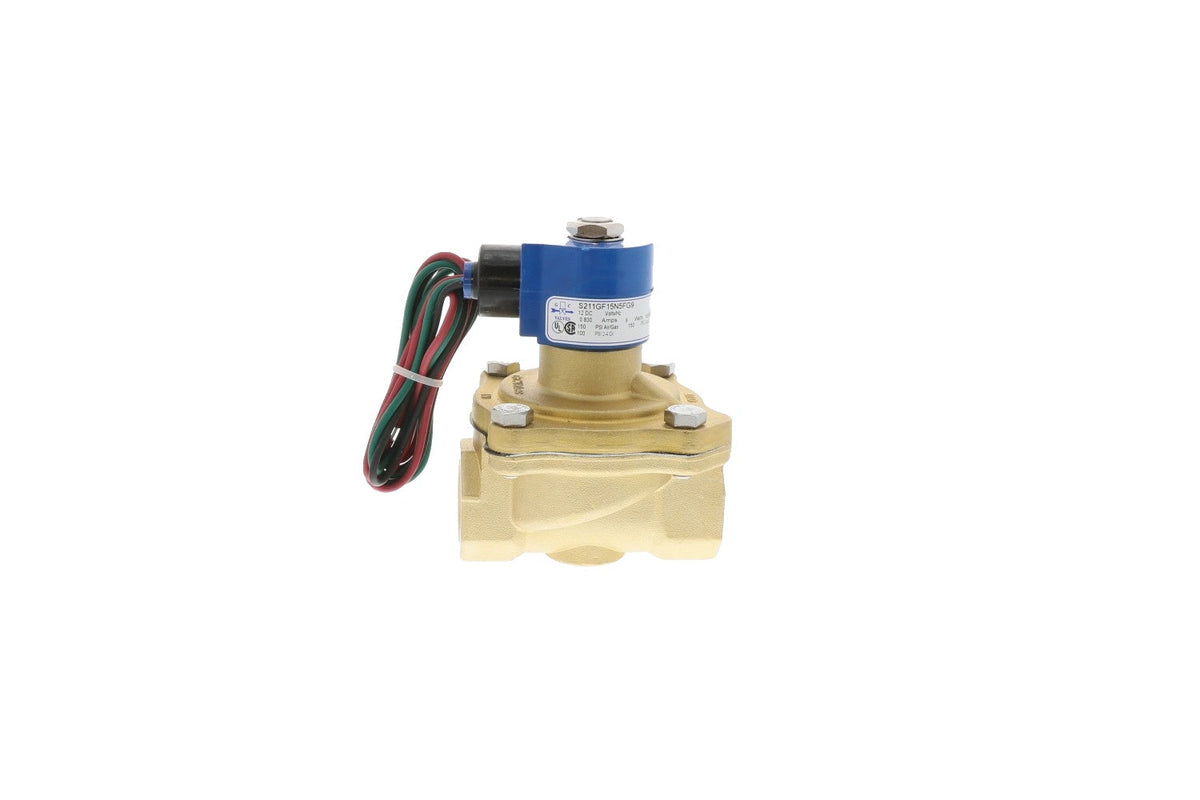 GC Valves S211GF15N5FG9 Solenoid Valve 12VDC Size 1 inch Brass