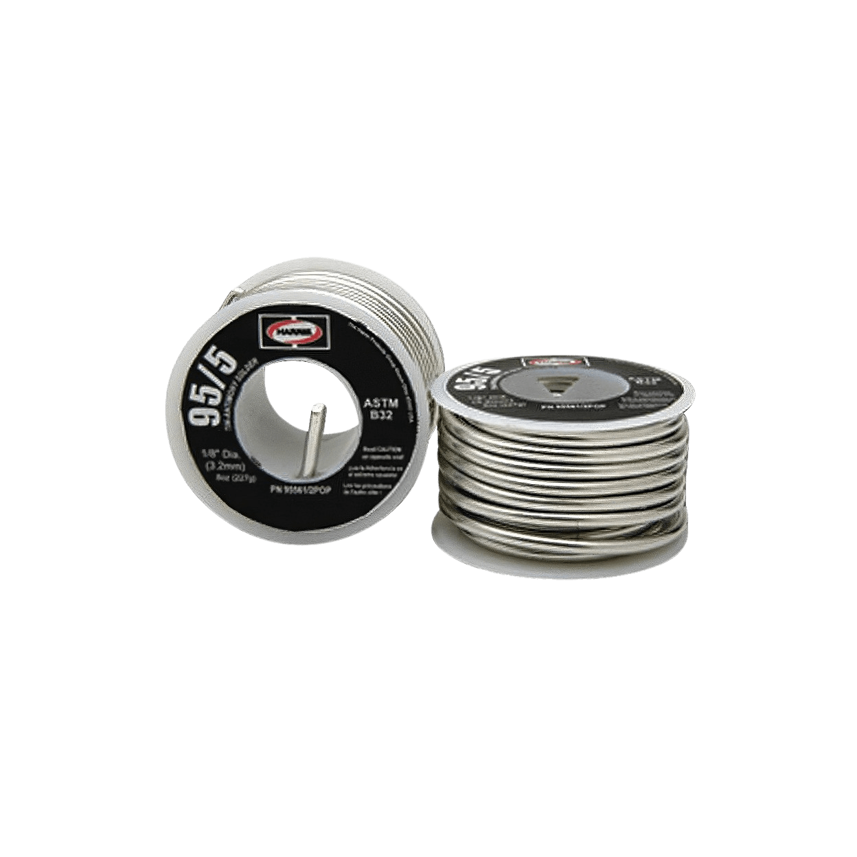 Harris 95561 1/8 Diameter, Lead-Free, Solid Core, Tin Antimony Solder