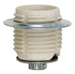 SATCO 80/1073 1/8 x 2-3/50 in. 660W 250V Keyless Threaded Porcelain with Cap and Ring