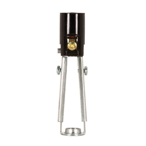 SATCO 90/402 1/8 In. 75W Phenolic Candelabra E-12 Base Socket with Paper Liner