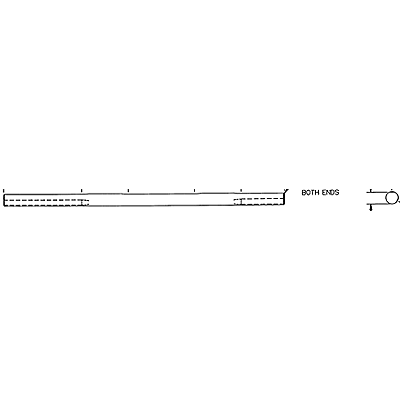 Trane SHF01308 17 x 3/4 Shaft