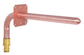 Sioux Chief 630WG248E 1/2 x 4 x 8, ASTM F1960 PEX, Lead-Free, Copper, Stubout Elbow Fitting with Square O-Strap