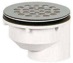 Sioux Chief 825-2PFS Drain Shower Off PVC SS Strainer Screw-On