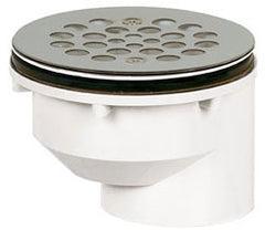 Sioux Chief 825-2PFS Drain Shower Off PVC SS Strainer Screw-On