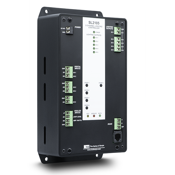 TCS Basys Controls SL2105 Lighting Controller – Five Channel