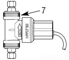 Sloan ETF740A Solenoid Valve Assembly 6 VDC (3/8 in Compression) Replacement MPN