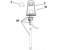 SLOAN ETF1023A 0.5 GPM Metal Aerator for Optima Faucets