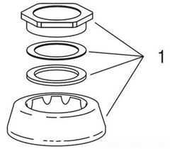 SLOAN F5 3/4 in. Slip Joint Gasket for Optima Flushometers