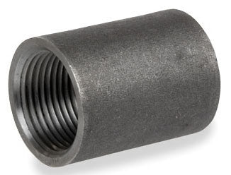 Smith-Cooper International 23MC4002 1/4 x 1/4 FPT x FPT Schedule 40 Black Merchant Steel Coupling