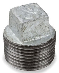 Smith-Cooper International 34SP1040C 4 MPT Class 150 Lead-Free Hot Dip Galvanized Malleable Iron Square Head Plug