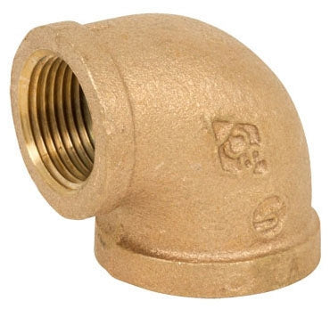 Smith-Cooper International 36E-1003L 3/8 x 3/8, FPT x FPT, Class 125, Lead-Free, UNS C89833 Brass Alloy, 90D, Elbow