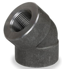 Smith-Cooper International 42F-3004 1/2 x 1/2, FPT x FPT, Class 3000, Forged Carbon Steel, 45D, Elbow