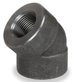 Smith-Cooper International 42F-3014 1-1/2 x 1-1/2, FPT x FPT, Class 3000, Forged Carbon Steel, 45D, Elbow