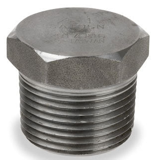 Smith-Cooper International 42HP3014 1-1/2 MPT Class 3000 Forged Carbon Steel Hex Head Plug