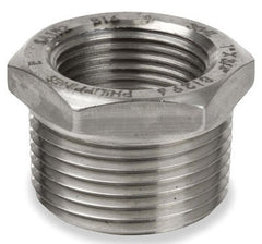 Smith-Cooper International S3116HB020014 2 x 1-1/2 MPT x FPT Class 150 Cast 316 Stainless Steel Outside Hex Head Heavy Pattern Reducing Bushing