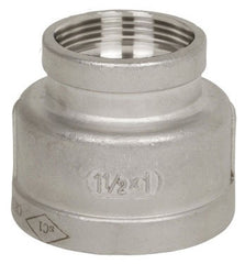 Smith-Cooper International S3116RC010006 1 x 3/4 FPT x FPT Class 150 Cast 316 Stainless Steel Reducing Coupling