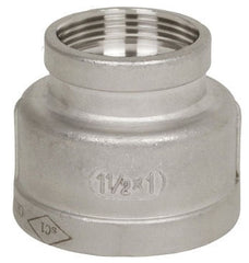 Smith-Cooper International S3116RC006004 3/4 x 1/2, FPT x FPT, Class 150, Cast 316 Stainless Steel, Heavy Pattern, Reducing, Coupling