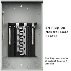 Siemens SN1224L1125 Low Voltage Plug-On Neutral Ready Standard Series Assembled Load Center 125A 12 Spaces 24 Circuits