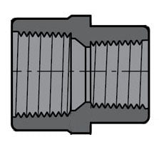 Spears 830-101 P8034X12RT 3/4 X 1/2 PVC80 THD REDUCER PART# 830-101