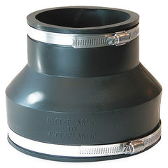 Fernco 1056-64 Flexible Pipe Coupling 6 Inch x 4 Inch Black