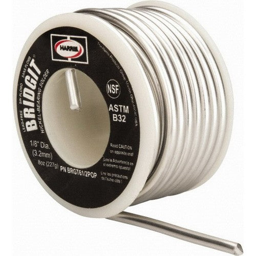 Harris BRGT61 Stay Brite Lead Free Solder, 1/8 in, 1 lb Spool