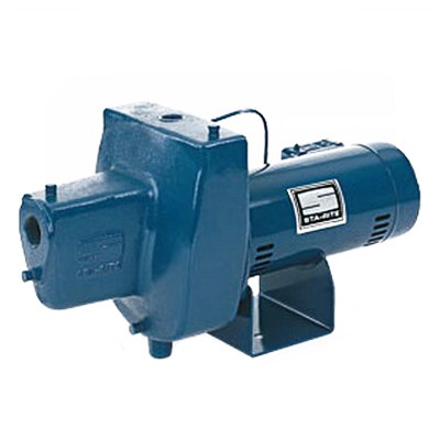 Sta Rite Industries HNE Cast-Iron Shallow Well Jet Pump, 1 HP, 21.4 gpm