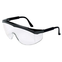 MCR Safety SS110AF Safety Glasses Black Frame Clear Anti-Fog Lens