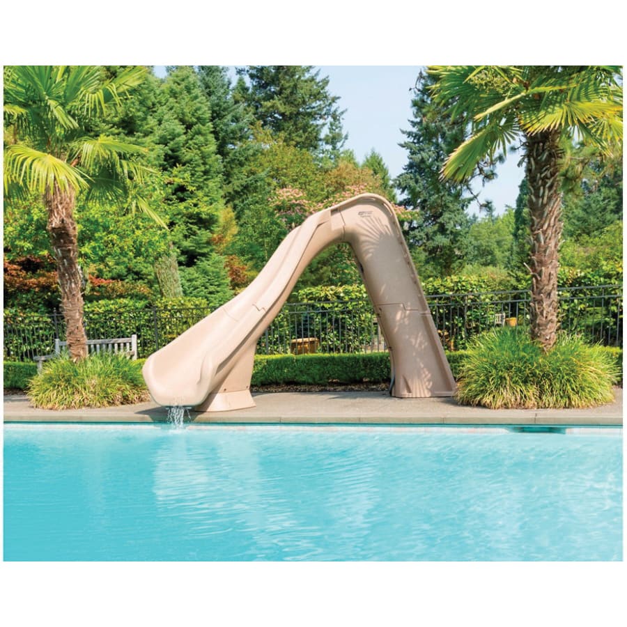 S.R. Smith 670-209-58223 Typhoon Pool Slide | Left Curve | Sandstone