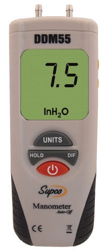 Supco DDM55 +/-2 PSI Digital Manometer