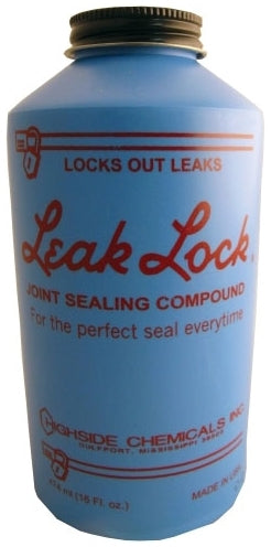 Supco HS10016 Chemical Leak Lock 16 Oz Brush Top Plastic Jar