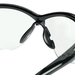 Jackson Safety 50001 SG Series Safety Glasses Universal Size Clear Lens Black Frame Sta-Clear Anti-Fog