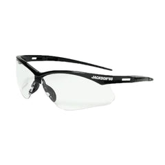 Jackson Safety 50001 SG Series Safety Glasses Universal Size Clear Lens Black Frame Sta-Clear Anti-Fog