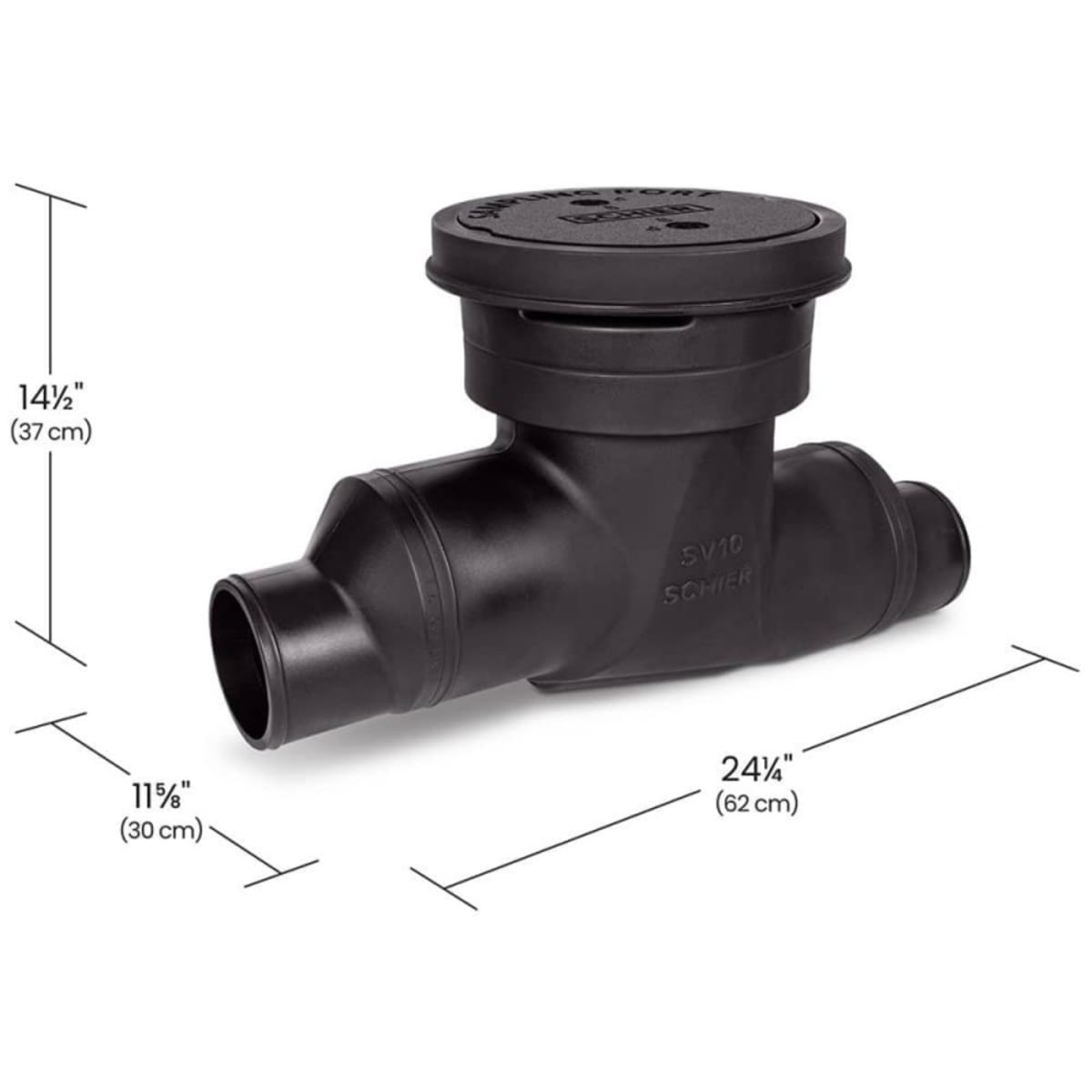 Schier 8065-001-01 Sewer Viewer Sampling Port, For Use With Drain Lines