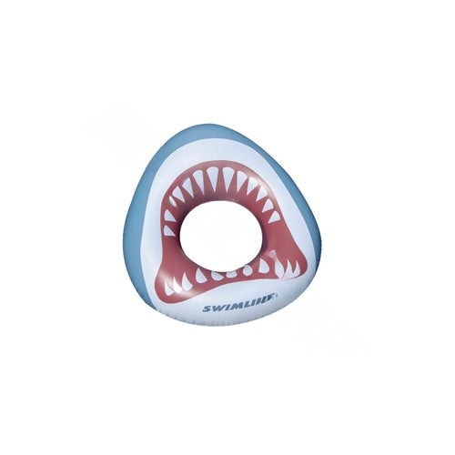 Swimline 90204 Kids Shark Mouth Ring Inflatable Float 38/32/10 inches