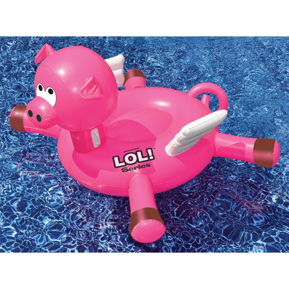 Swimline 90266 LOL Flying Pig Pool Float