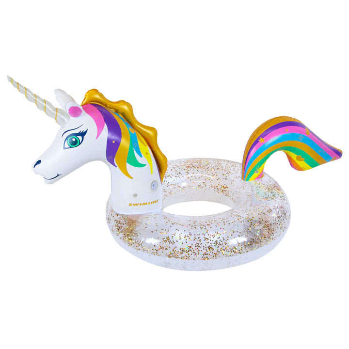 Swimline 90387 Led Unicorn Glitter Ring 68/36.5/26