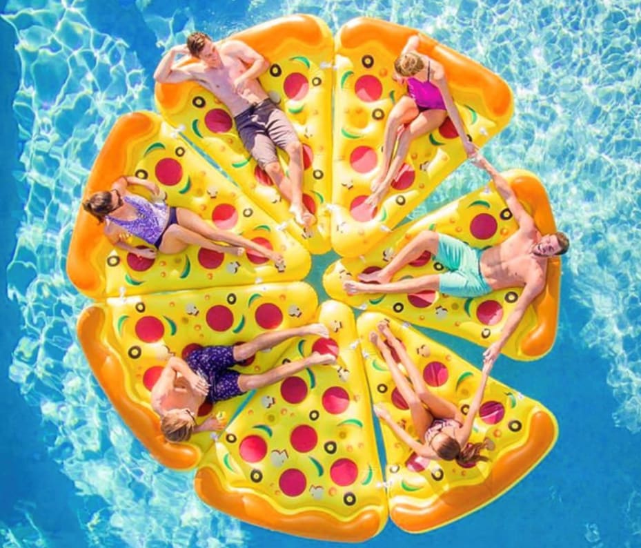 Swimline 90645 Pool Pizza Slice | Inflatable | 5ft x 6ft