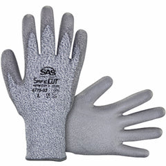 SAS Safety 6775-04 HPPE Cut Resistant Knit Glove PU Palm X-Large