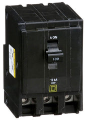 Square D QO3100 Miniature Circuit Breaker 100A 240V 3Ph Plug-On