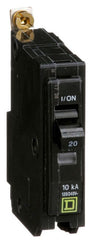 Square D QOB120 Miniature Circuit Breaker 20A 120/240V 1Ph Bolt-On