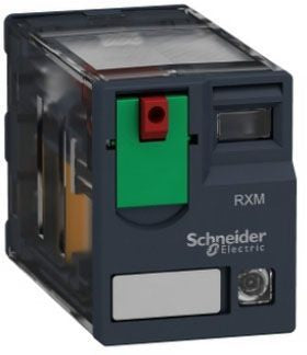 Schneider Electric RXM2AB2B7 Miniature Plug-In Relay 24 VAC 12 Amp 2CO DPDT