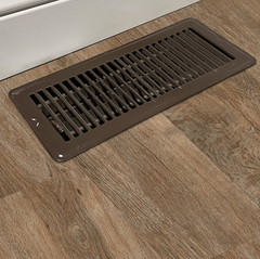 4in x 14in Floor Register Java Steel