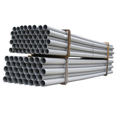 Charlotte Pipe PVC100100600 1 x 20' PVC SCH80 Plain End Pipe