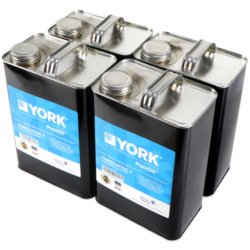 York 011-00560-000 4 1-gal Type K Oil Jugs