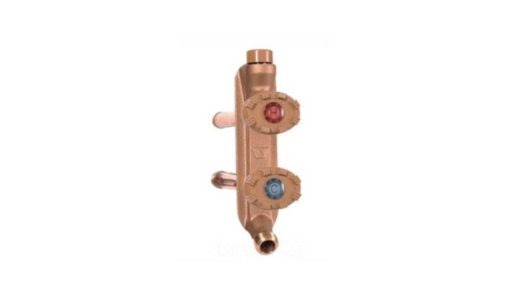 WOODFORD WOODFORD V22W-12-MH 1/2 in. PEX 12 in. Vertical Freezeless Hot and Cold Wall Faucet