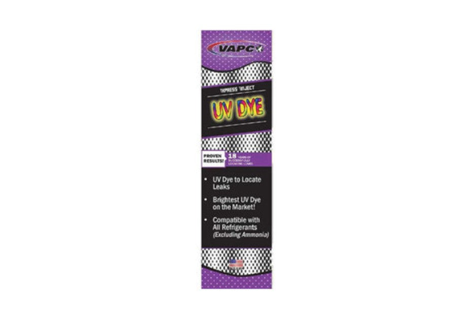 VAPCO PRODUCTS Vapco Products XPS-5T-DYE Xpress Seal Refrigerant Sealant with UV Dye