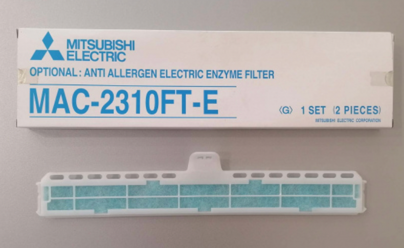 MITSUBISHI ELECTRIC Mitsubishi MAC-2310FT-E Anti-allergy Enzyme Filter for Mr. Slim M Series Pack of 2