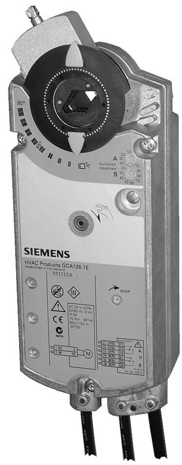 Siemens Building Technology GCA161.1U - Sr 24Vac Mod 0-10 Vdc for Industrial Automation