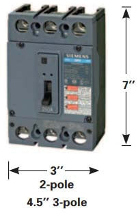 Siemens QR22B200 QR MCCB 10kA @ 240V 2 Poles 200A