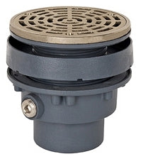 Sioux Chief 832-25DNR Finish Line Adjustable Floor Drain 2 In No Hub Nickel Bronze 5-1/2 In